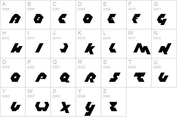 Thrust details - Free Fonts at FontZone.net