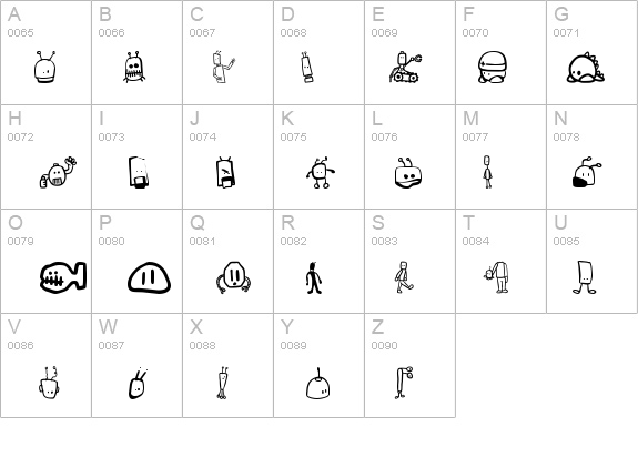 Tombots details - Free Fonts at FontZone.net