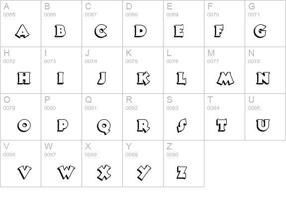 TooneyNoodle details - Free Fonts at FontZone.net