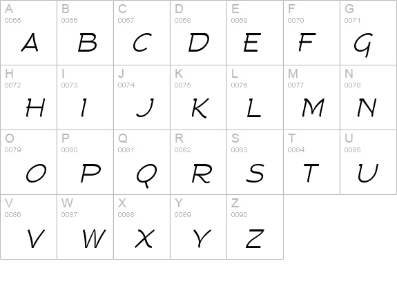 Tork Italic details - Free Fonts at FontZone.net