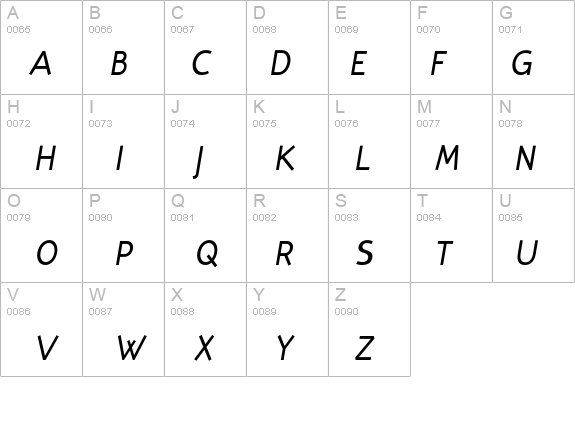 Torus-Italic details - Free Fonts at FontZone.net