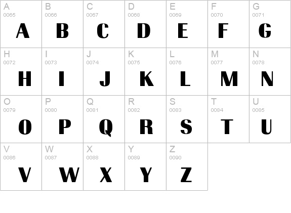 TrabantBold details - Free Fonts at FontZone.net