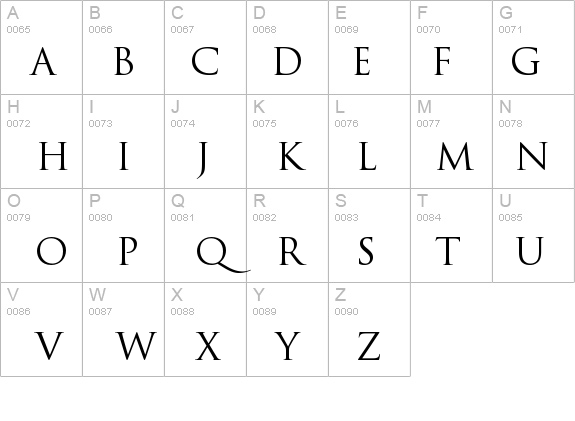 TrajanPro-Regular details - Free Fonts at FontZone.net