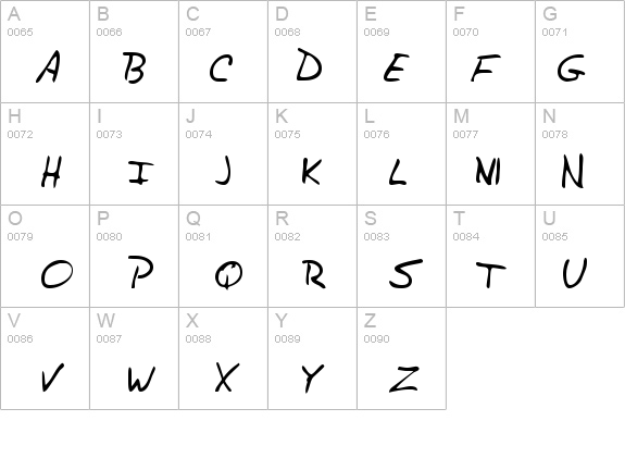 TrasksHand Regular details - Free Fonts at FontZone.net