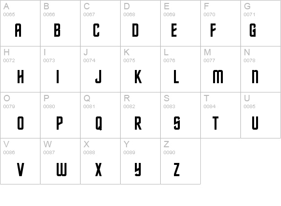 TrekkerFrontier Regular details - Free Fonts at FontZone.net