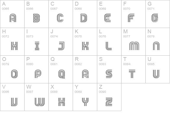 Trisect Light details - Free Fonts at FontZone.net