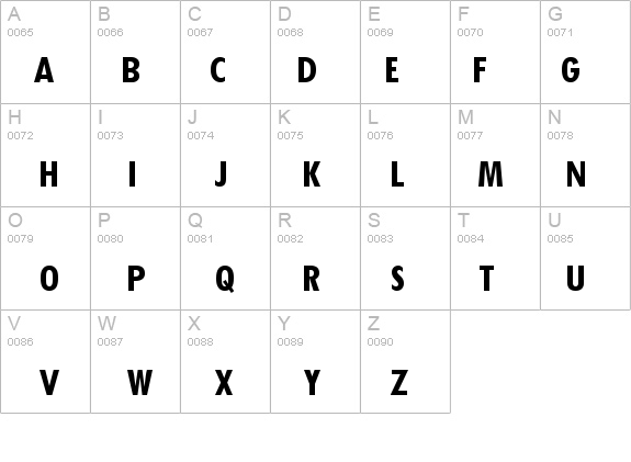 Tw Cen MT Condensed Bold details - Free Fonts at FontZone.net
