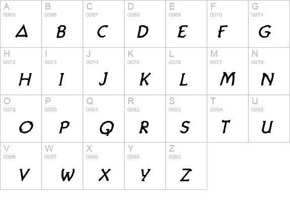 TwigOblique details - Free Fonts at FontZone.net