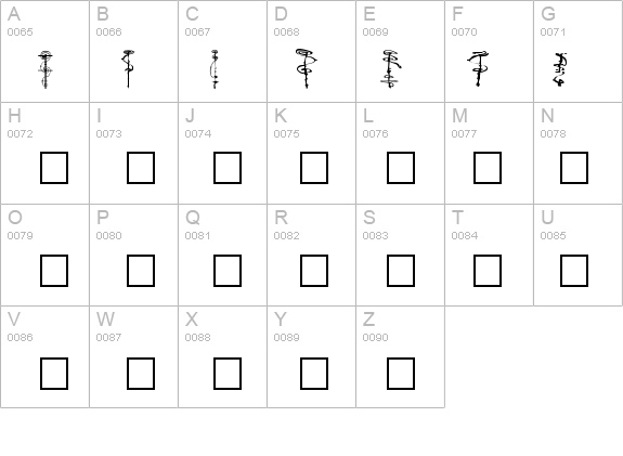 Two old vulcan beta details - Free Fonts at FontZone.net