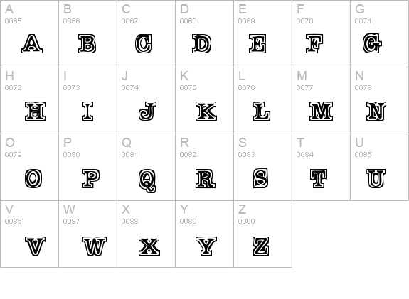 TypeBlock details - Free Fonts at FontZone.net