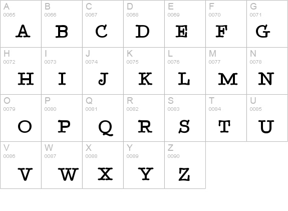 TypenradBold details - Free Fonts at FontZone.net