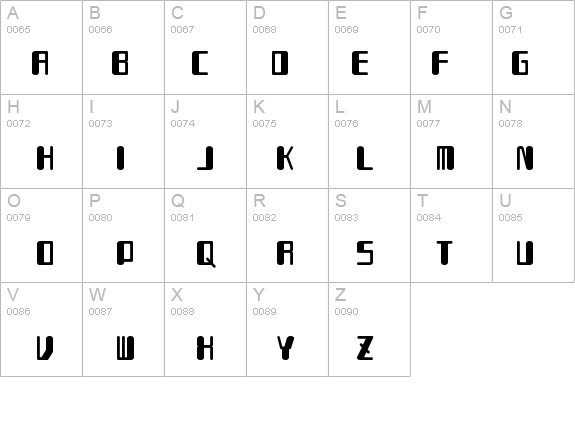 TYPEOUT2097ALP-Regular details - Free Fonts at FontZone.net