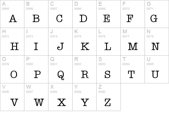 Typist details - Free Fonts at FontZone.net