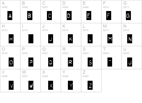 TypoNegative details - Free Fonts at FontZone.net