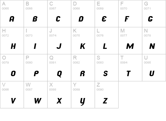 UdoWideLeaned details - Free Fonts at FontZone.net