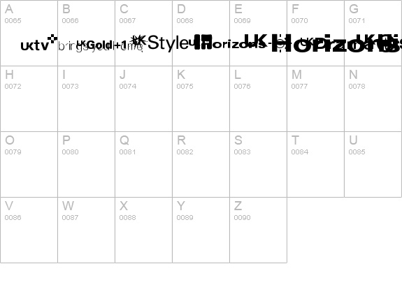 UKtv Family Logos details - Free Fonts at FontZone.net