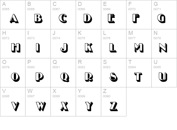 UncleBobMF-Shadow details - Free Fonts at FontZone.net
