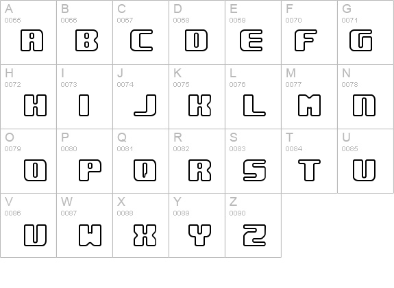 Underwhelmed Outline (BRK) details - Free Fonts at FontZone.net