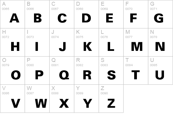 UniformBlack details - Free Fonts at FontZone.net