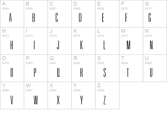 UniformUltraCondLight details - Free Fonts at FontZone.net