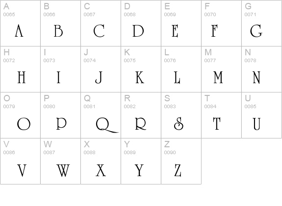 University-Roman-Normal details - Free Fonts at FontZone.net