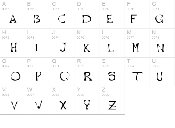 Untitled details - Free Fonts at FontZone.net