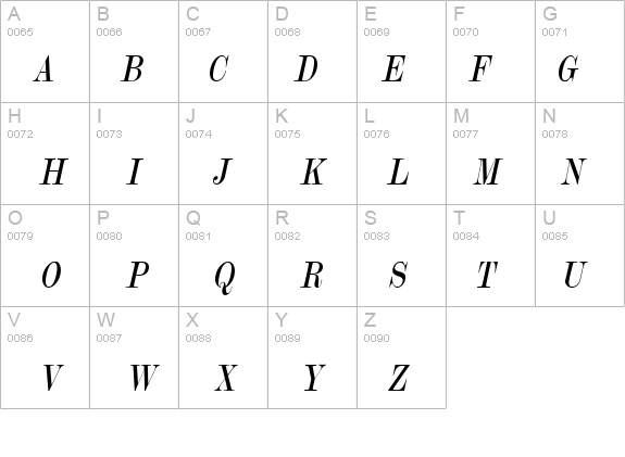 Update 20 Condensed Italic details - Free Fonts at FontZone.net