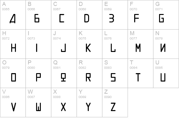 URALthin details - Free Fonts at FontZone.net