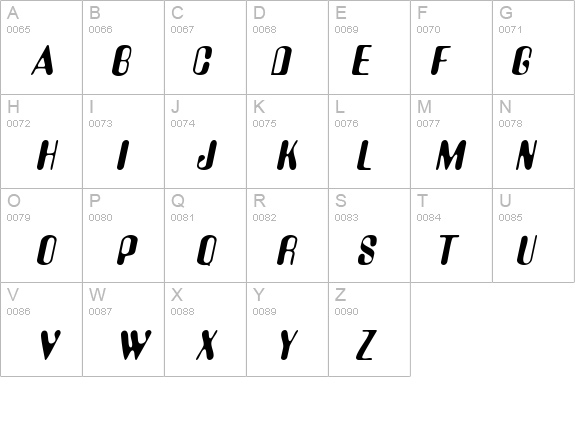 Urkle Italic details - Free Fonts at FontZone.net
