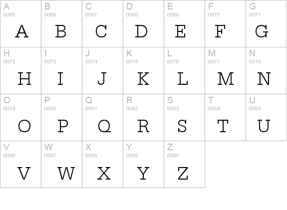 URWEgyptienneTLig details - Free Fonts at FontZone.net