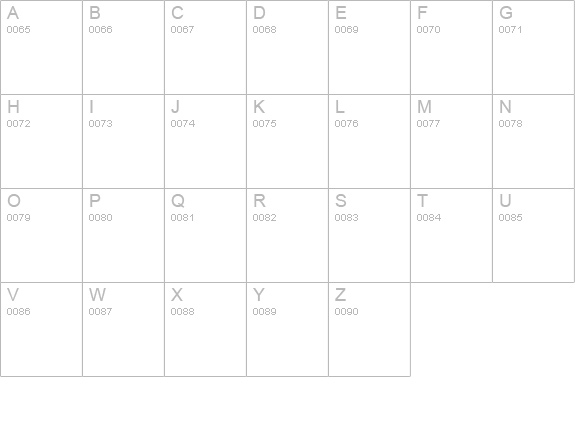 USGS Regular details - Free Fonts at FontZone.net