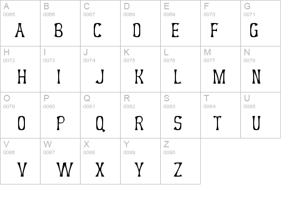 UUeirdie Roman details - Free Fonts at FontZone.net