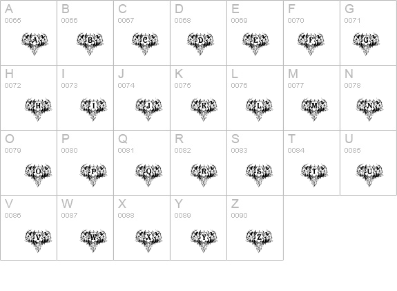 Victorian Angels details - Free Fonts at FontZone.net