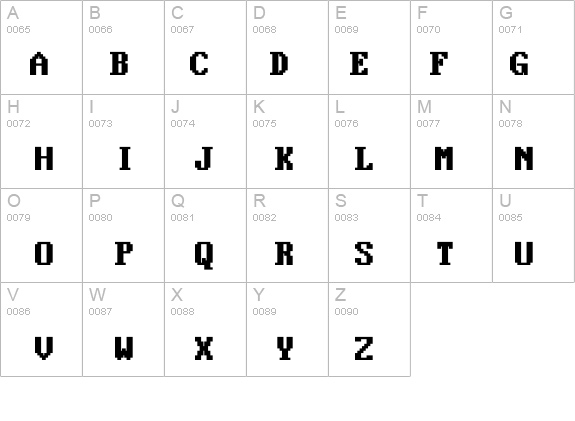 VideoTerminalScreen-Normal Bold details - Free Fonts at FontZone.net