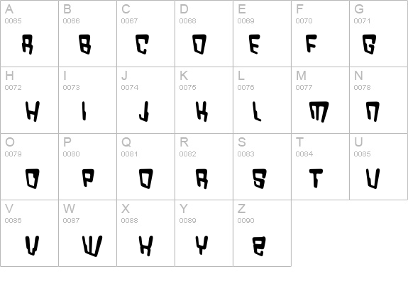 VTC Bad DataTrip Bold details - Free Fonts at FontZone.net
