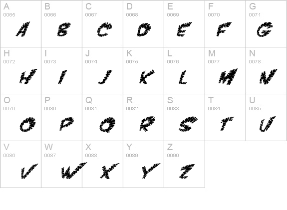 VTC ScreamItLoudSliced Italic details - Free Fonts at FontZone.net