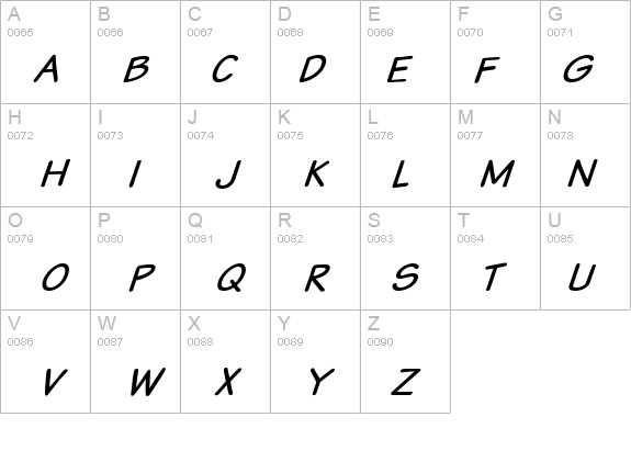 VTCSundaykomixcapsItalic details - Free Fonts at FontZone.net
