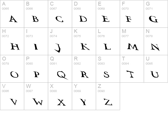 VTCSwitchbladeRomanceSloppyD details - Free Fonts at FontZone.net