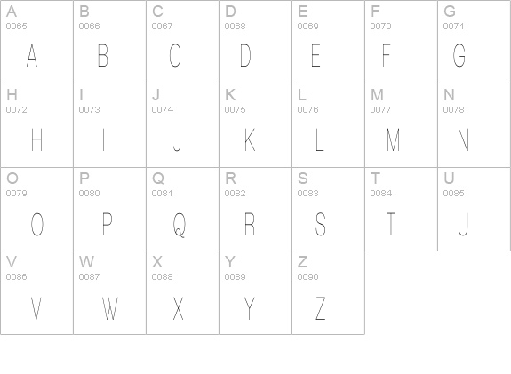 Walkway UltraCondensed details - Free Fonts at FontZone.net