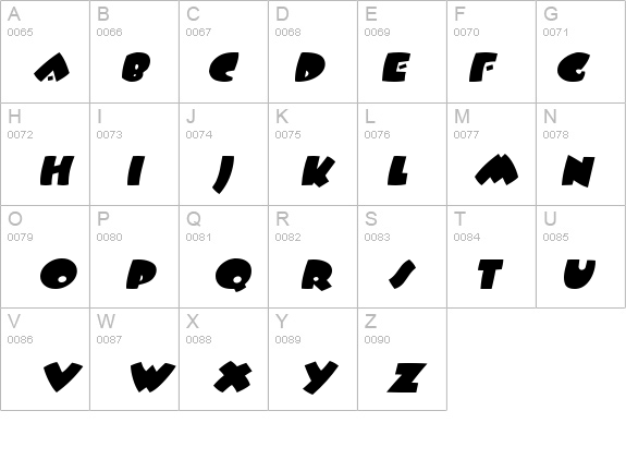 Wampum-Extended Italic details - Free Fonts at FontZone.net