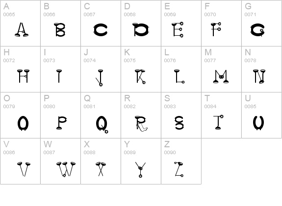 WaterCloset details - Free Fonts at FontZone.net