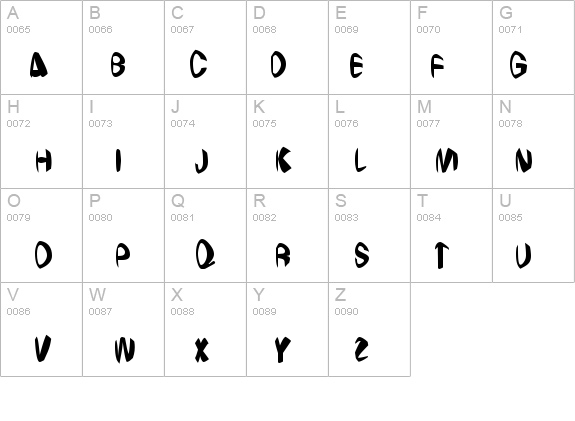 WeirdoCrunched Regular details - Free Fonts at FontZone.net