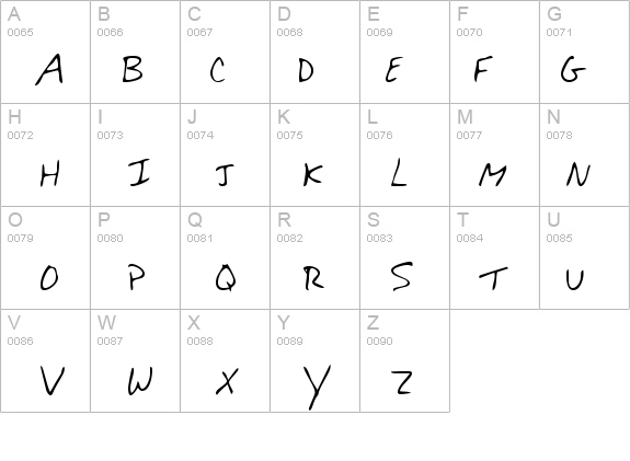 WeldonsHand Regular details - Free Fonts at FontZone.net