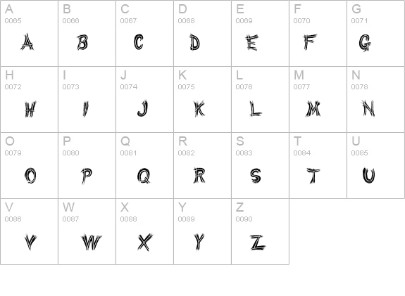 WereWolf details - Free Fonts at FontZone.net