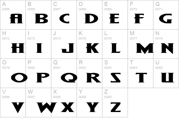 Wolf's Bane Expanded details - Free Fonts at FontZone.net