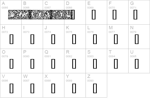 Woodcut1 details - Free Fonts at FontZone.net