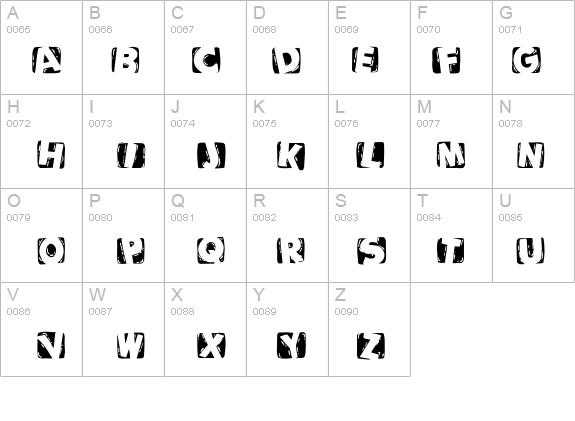 WoodcuttedCapsInvers details - Free Fonts at FontZone.net