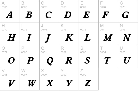 Worchester-BoldIta details - Free Fonts at FontZone.net