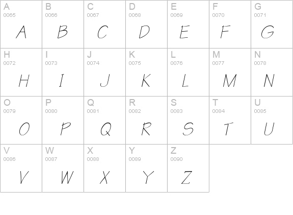 Write Oblique details - Free Fonts at FontZone.net