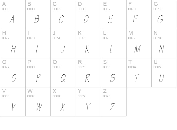 WriteCondensed Oblique details - Free Fonts at FontZone.net